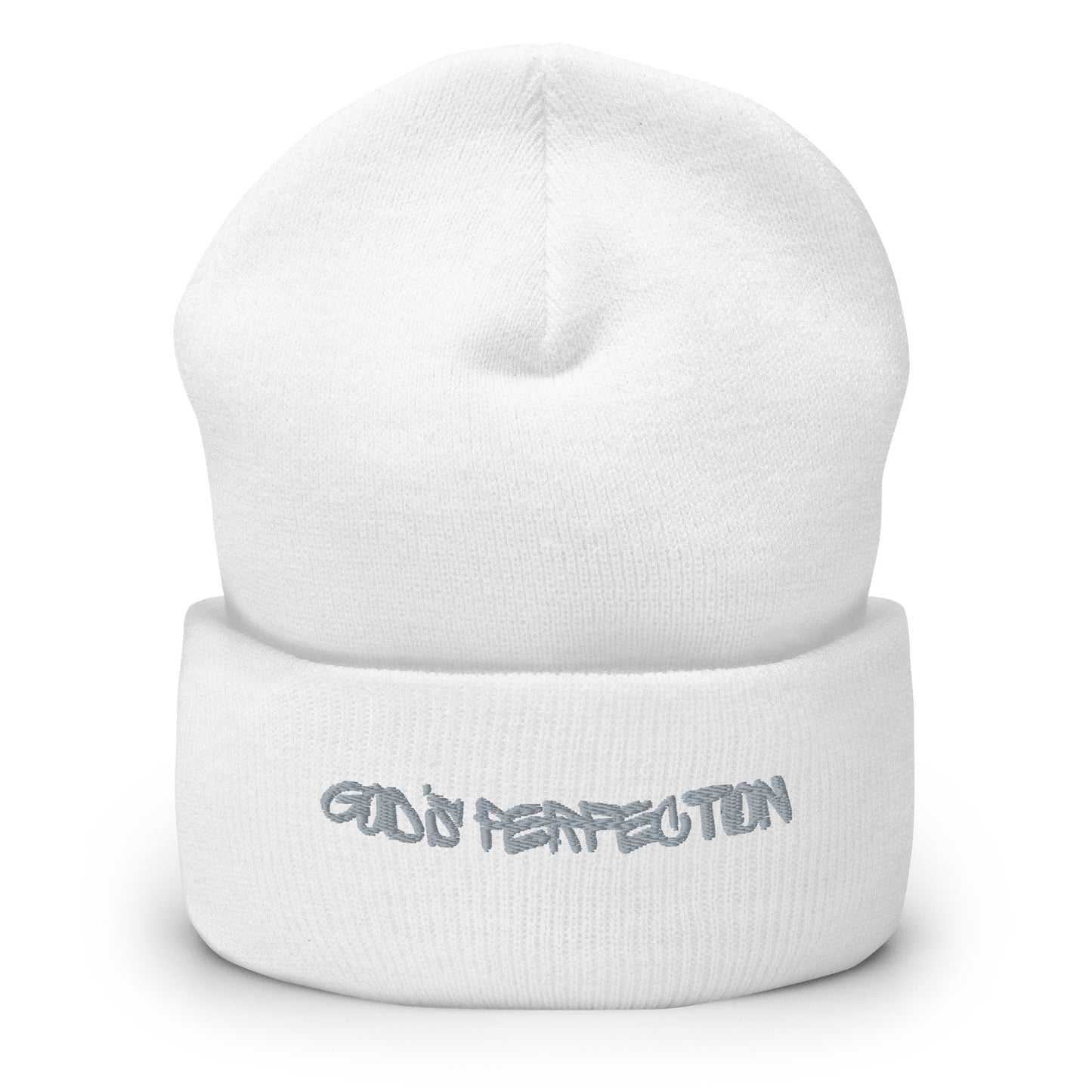 God's Perfection Cuffed Beanie