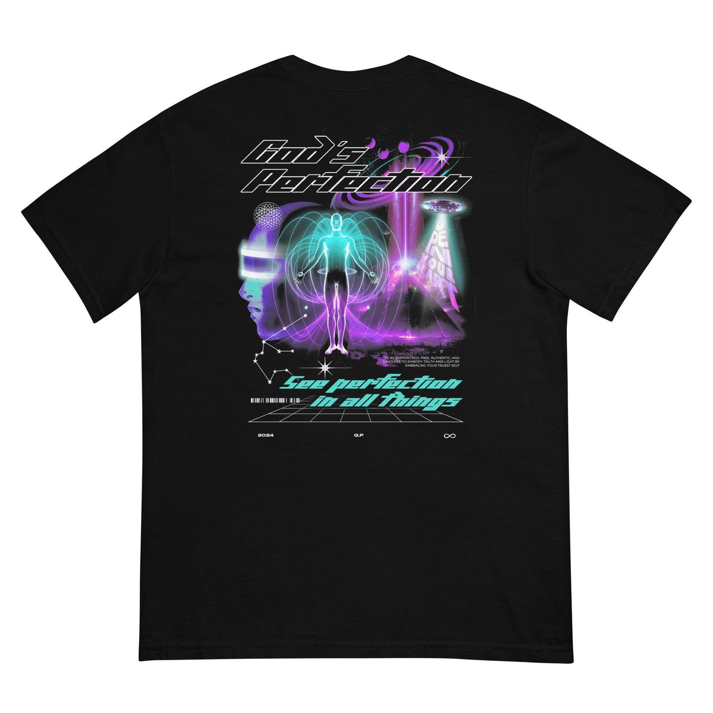 God's Perfection Futuristic Graphic Unisex Tee