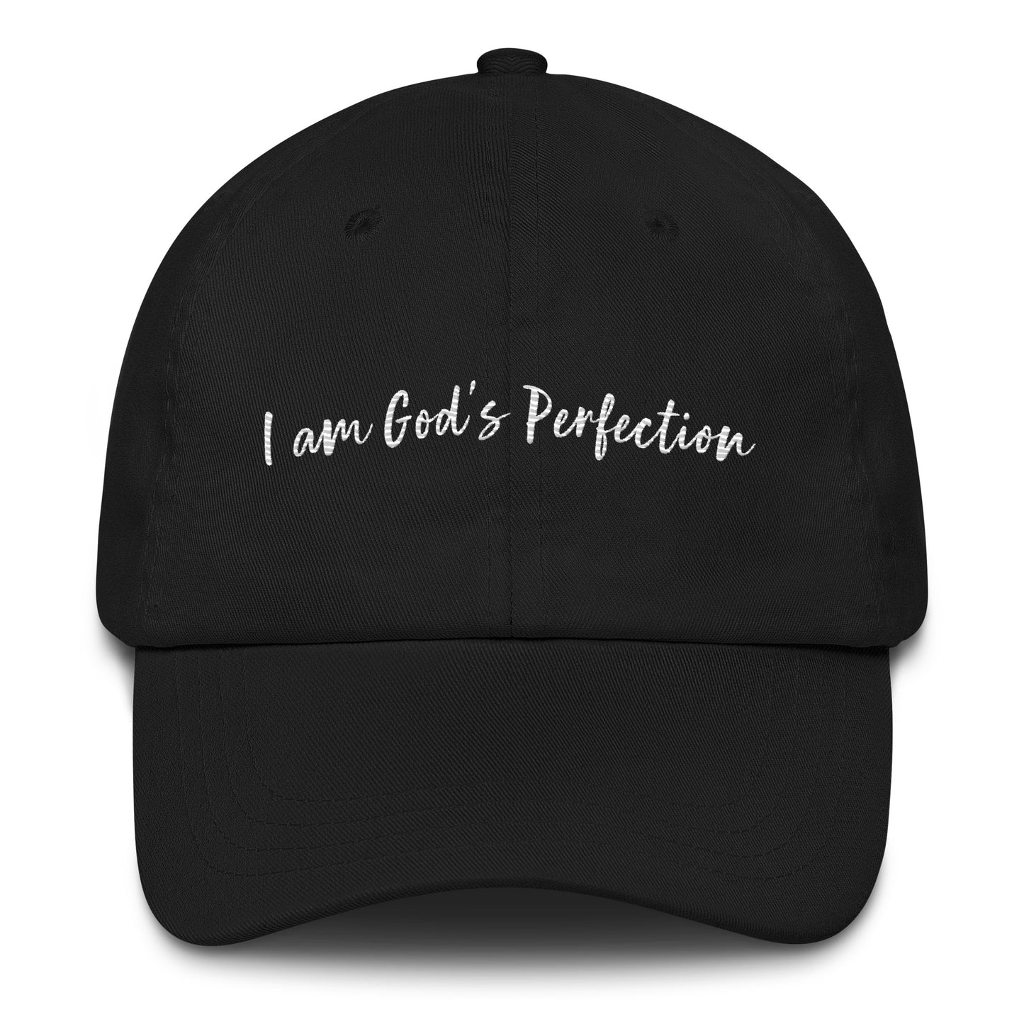 I am God's Perfection Dad hat