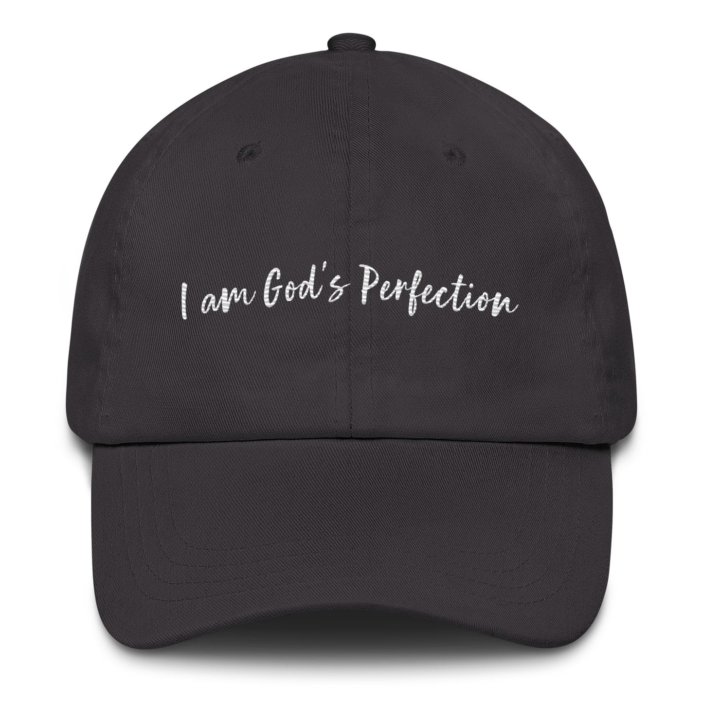 I am God's Perfection Dad hat