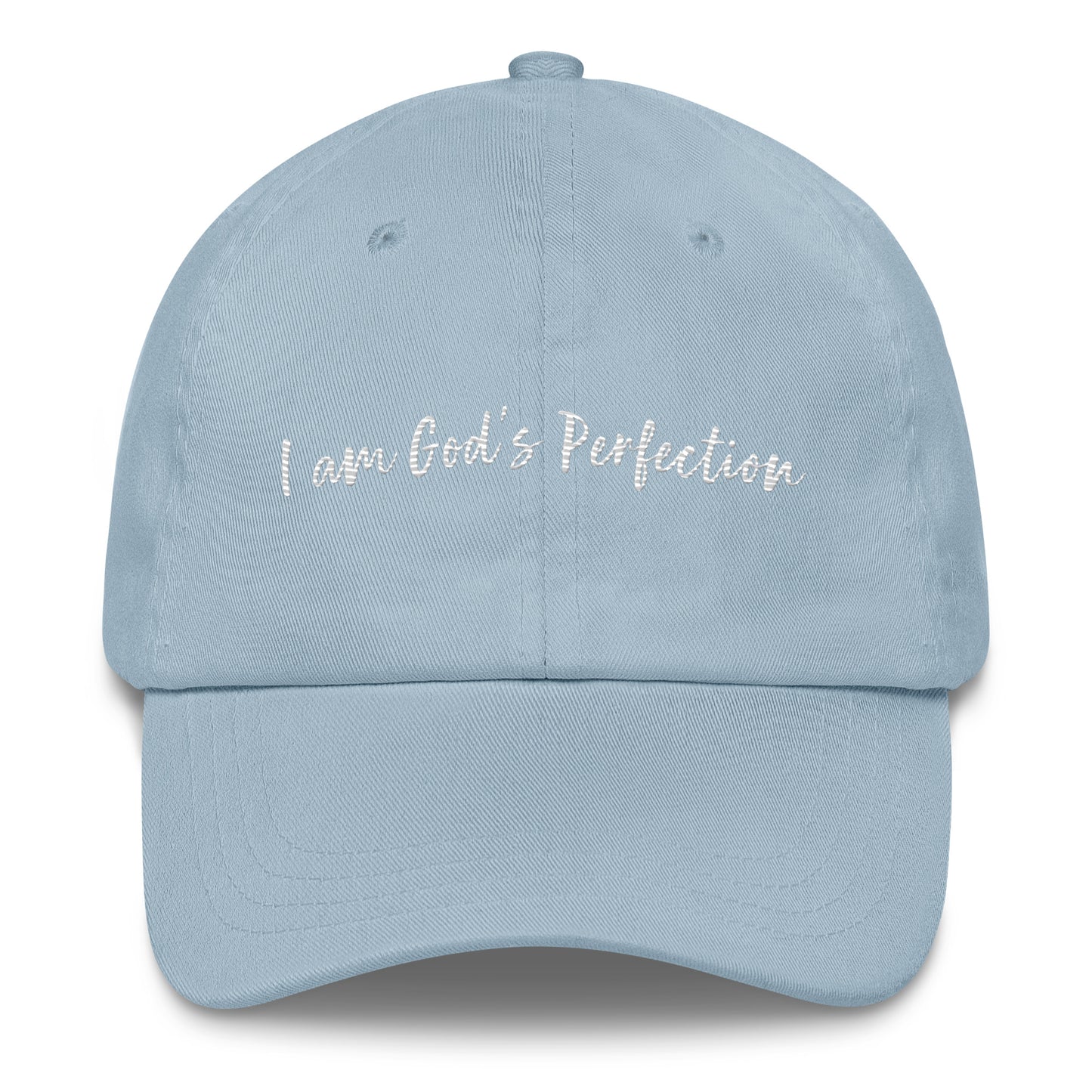 I am God's Perfection Dad hat
