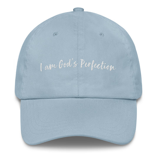I am God's Perfection Dad hat