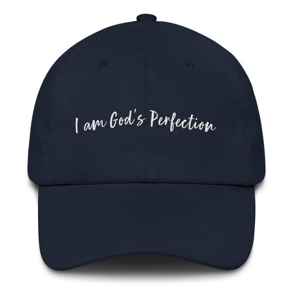 I am God's Perfection Dad hat