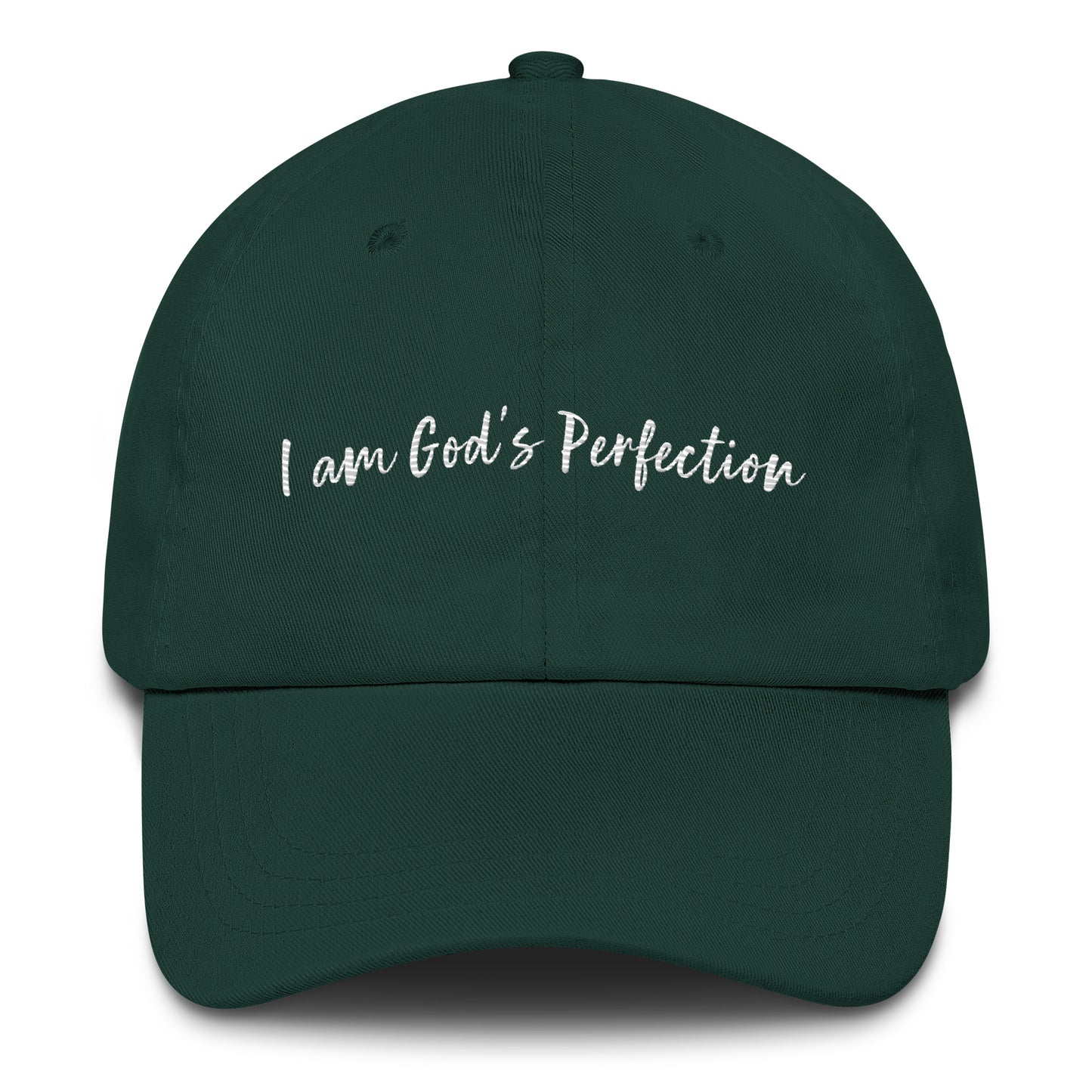 I am God's Perfection Dad hat
