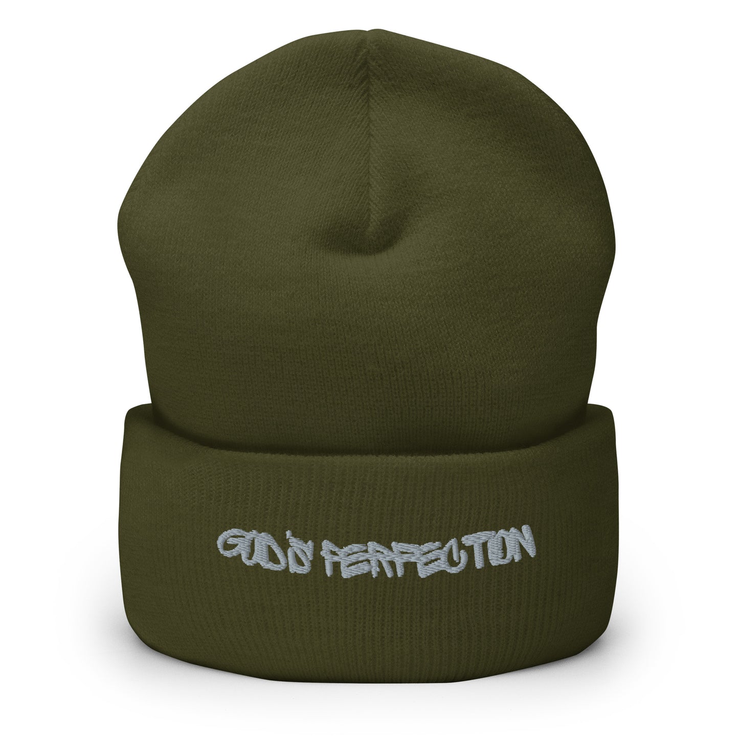 God's Perfection Cuffed Beanie