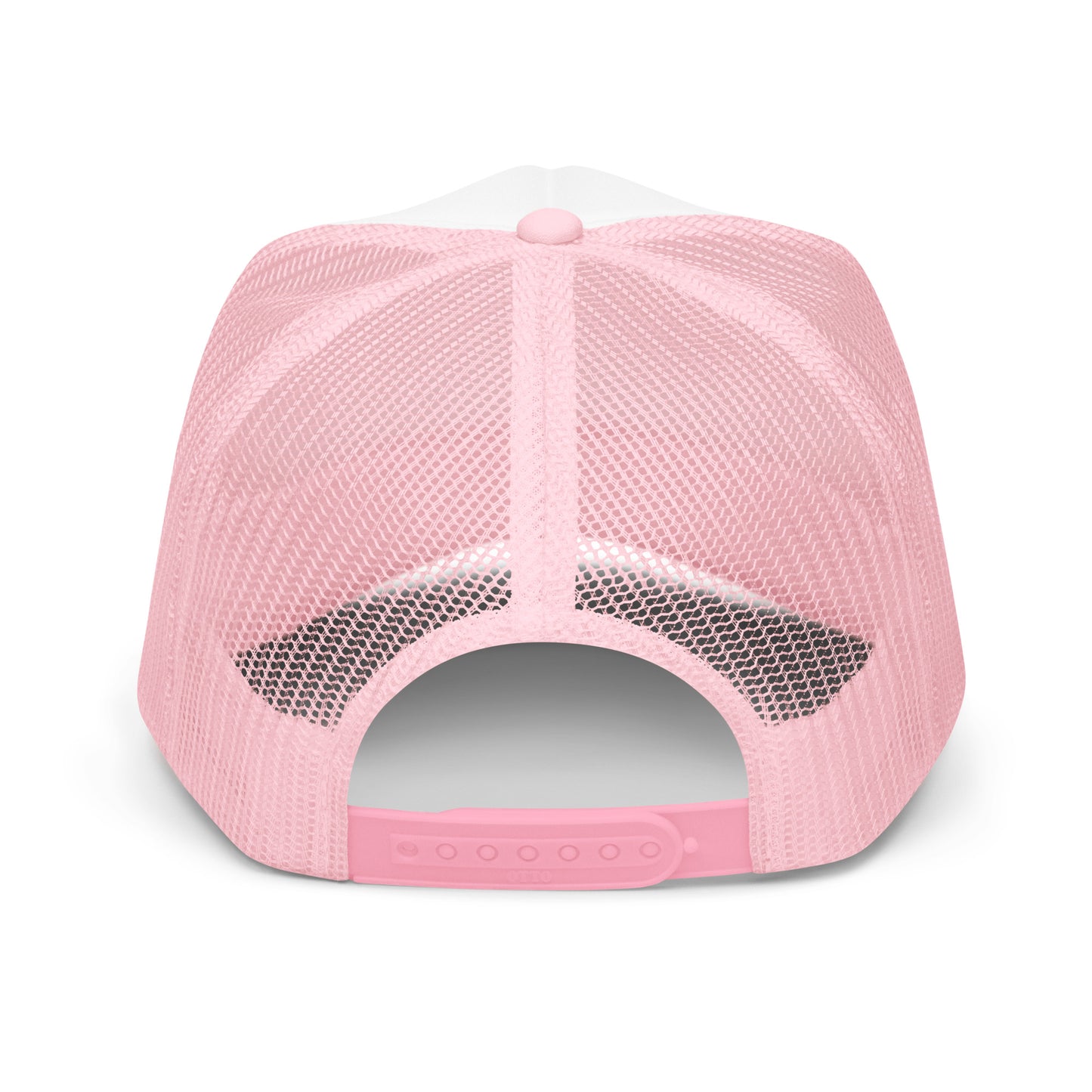 God's Perfection Pink Foam Trucker Hat