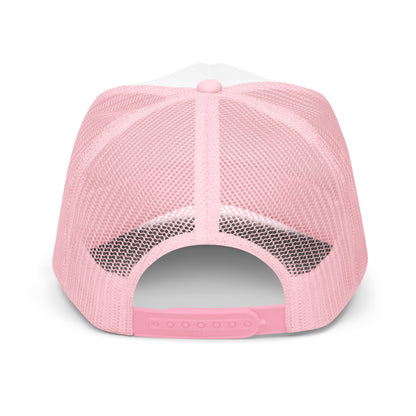 God's Perfection Pink Foam Trucker Hat