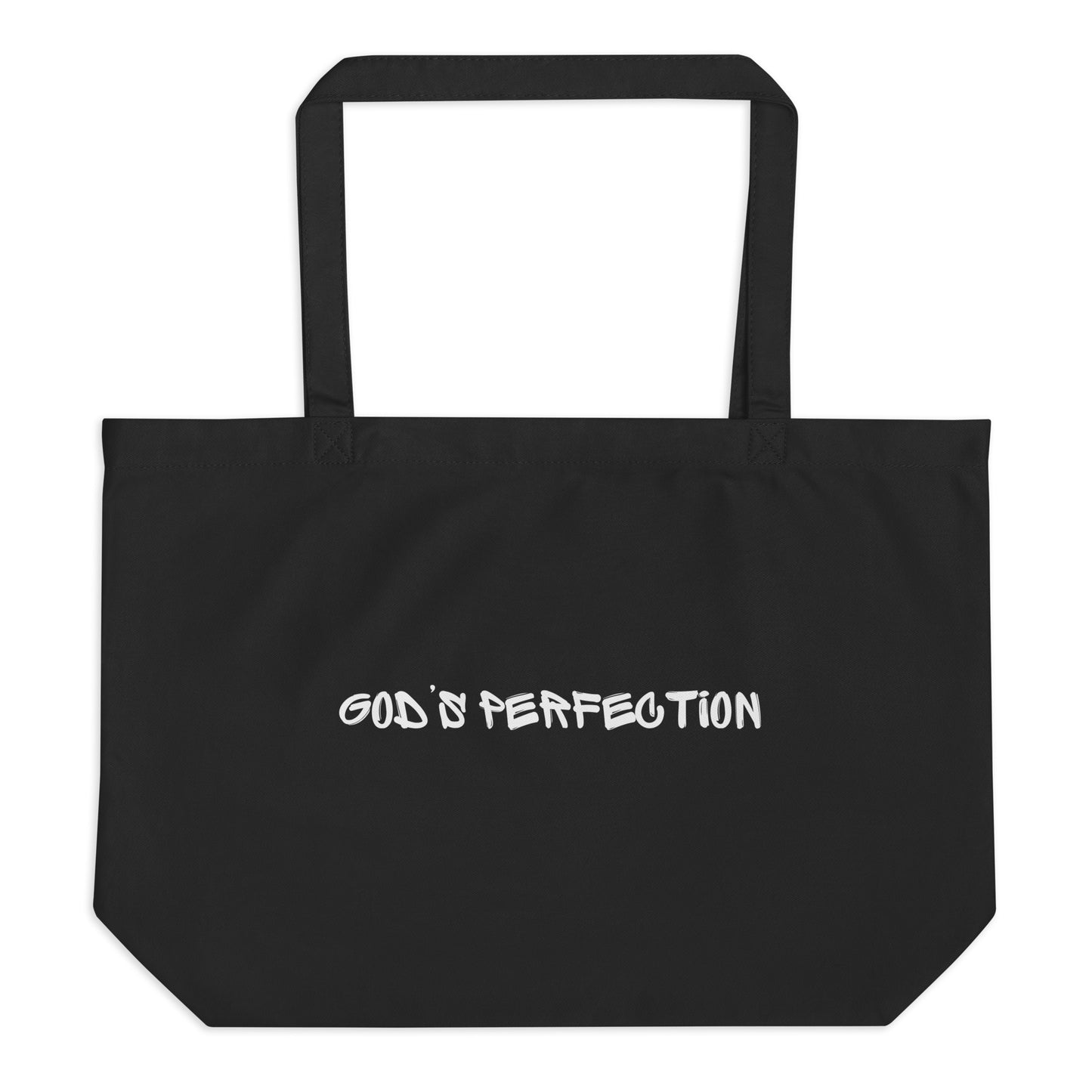 God's Perfection Large Tote Bag