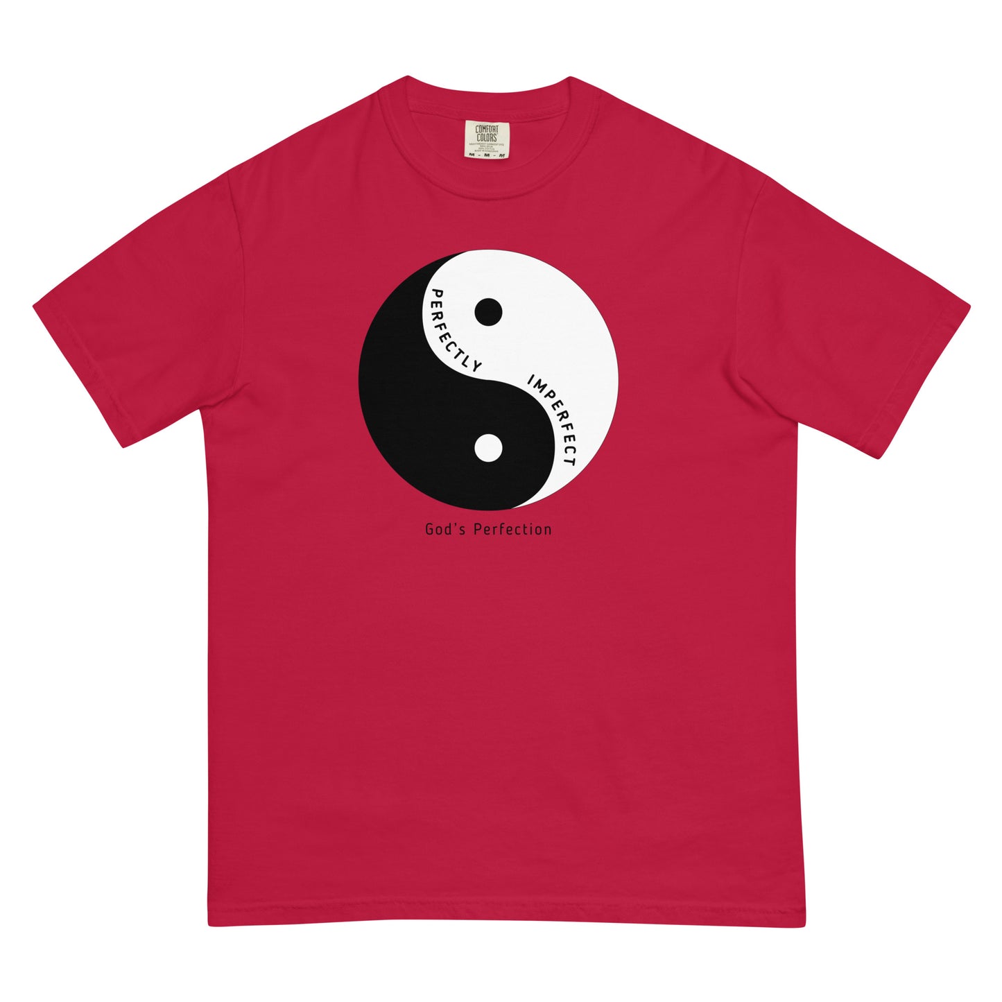 Perfectly Imperfect Ying Yang God's Perfection Unisex Tee