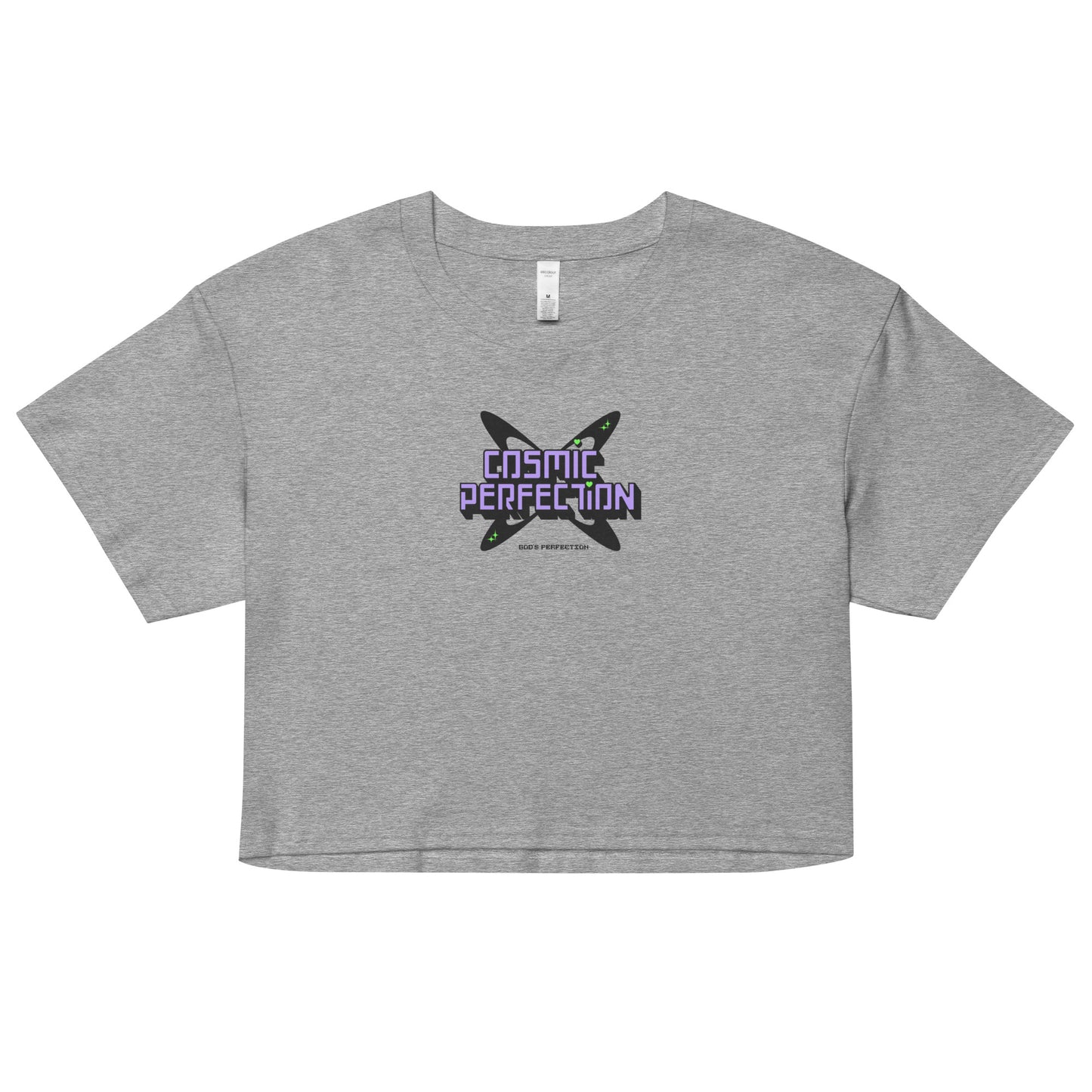 Cosmic Perfection by God's Perfection Crop T-Shirt
