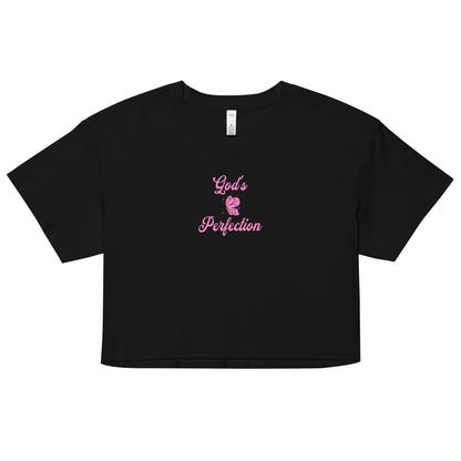 God's Perfection Women’s Crop Tee