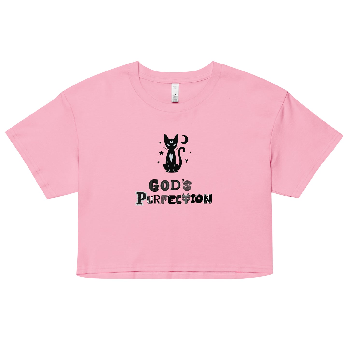 God's Purfection Crop Tee