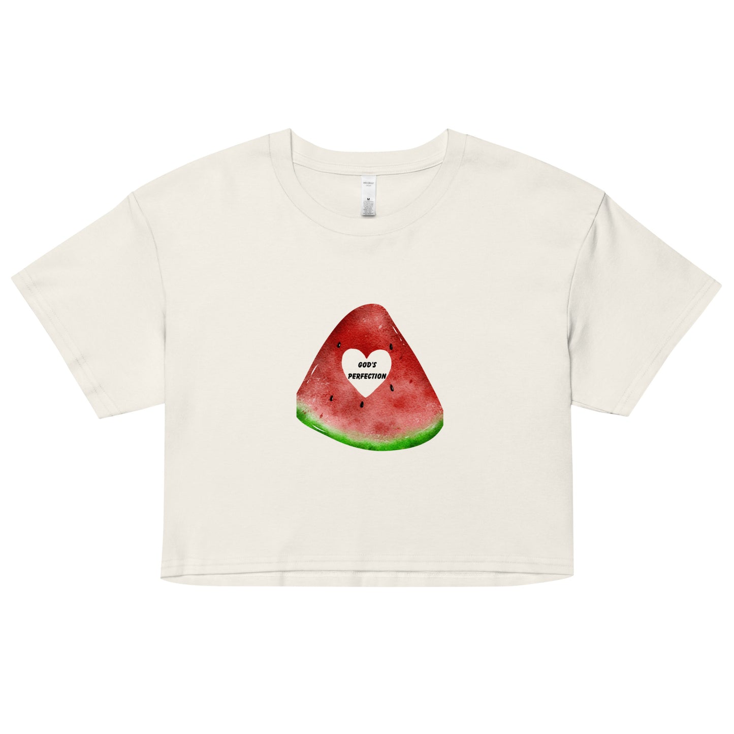 God's Perfection Women’s Watermelon Crop Top