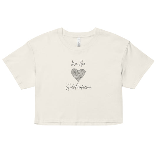 We Are God's Perfection Crop Tee