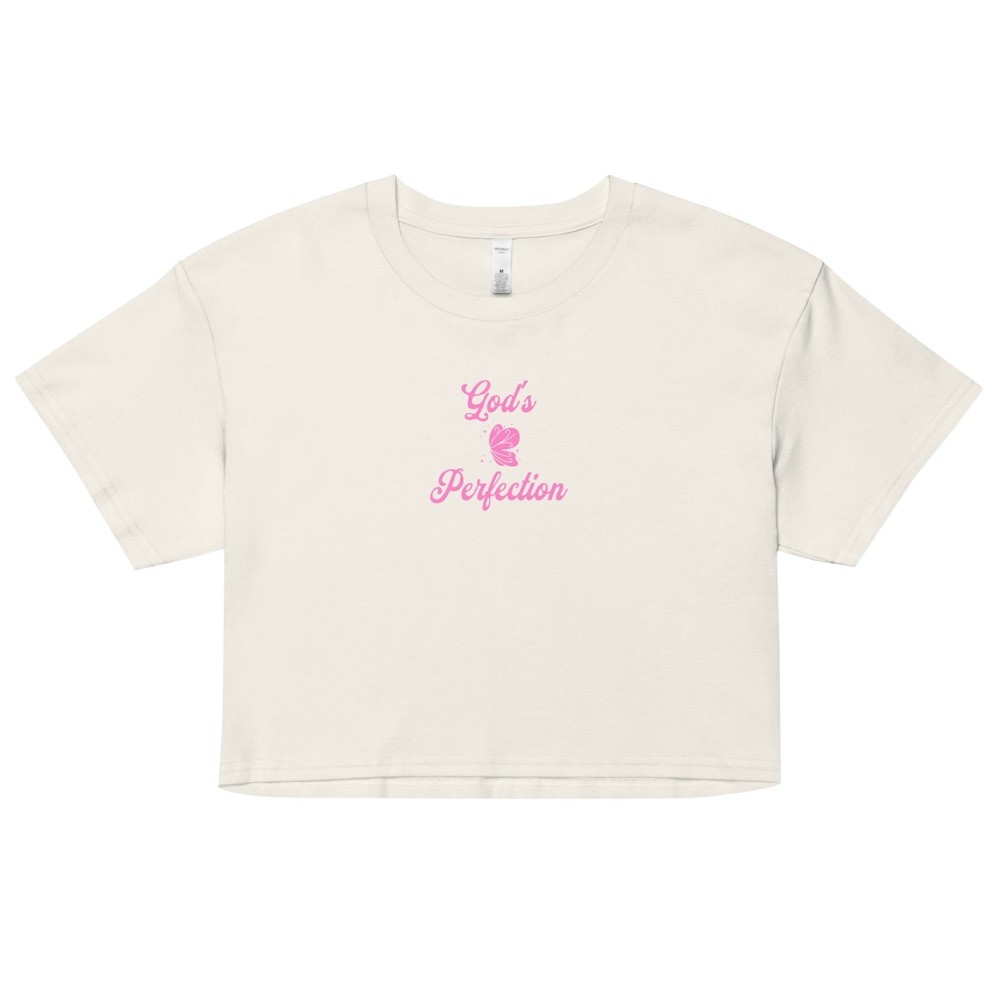 God's Perfection Women’s Crop Tee