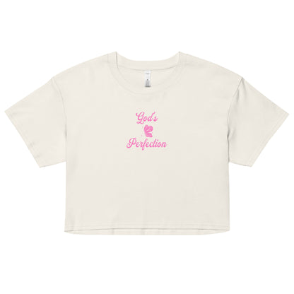 God's Perfection Women’s Crop Tee