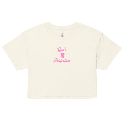 God's Perfection Women’s Crop Tee