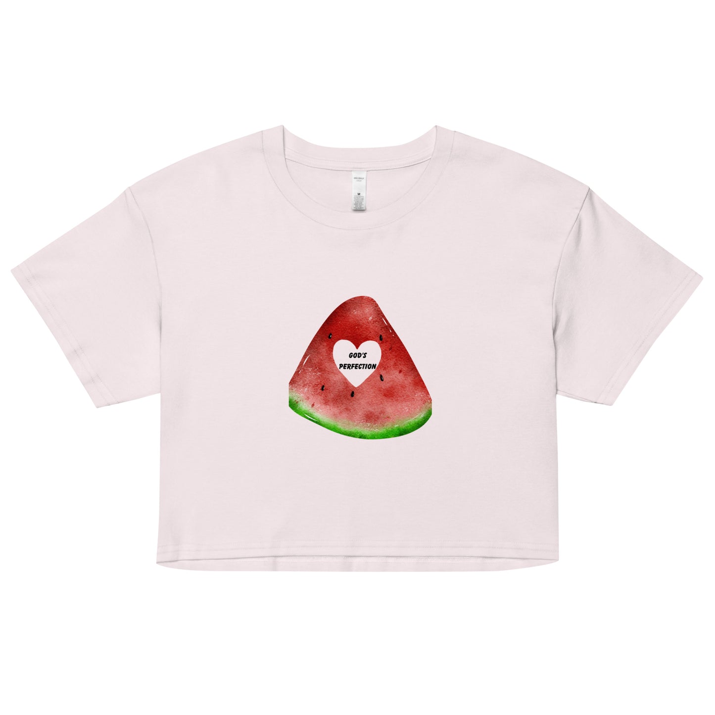 God's Perfection Women’s Watermelon Crop Top