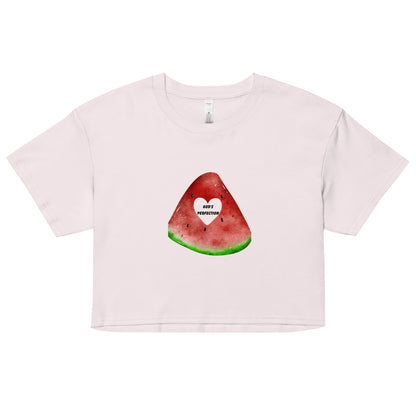 God's Perfection Women’s Watermelon Crop Top