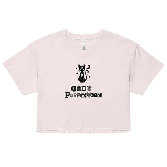 God's Purfection Crop Tee
