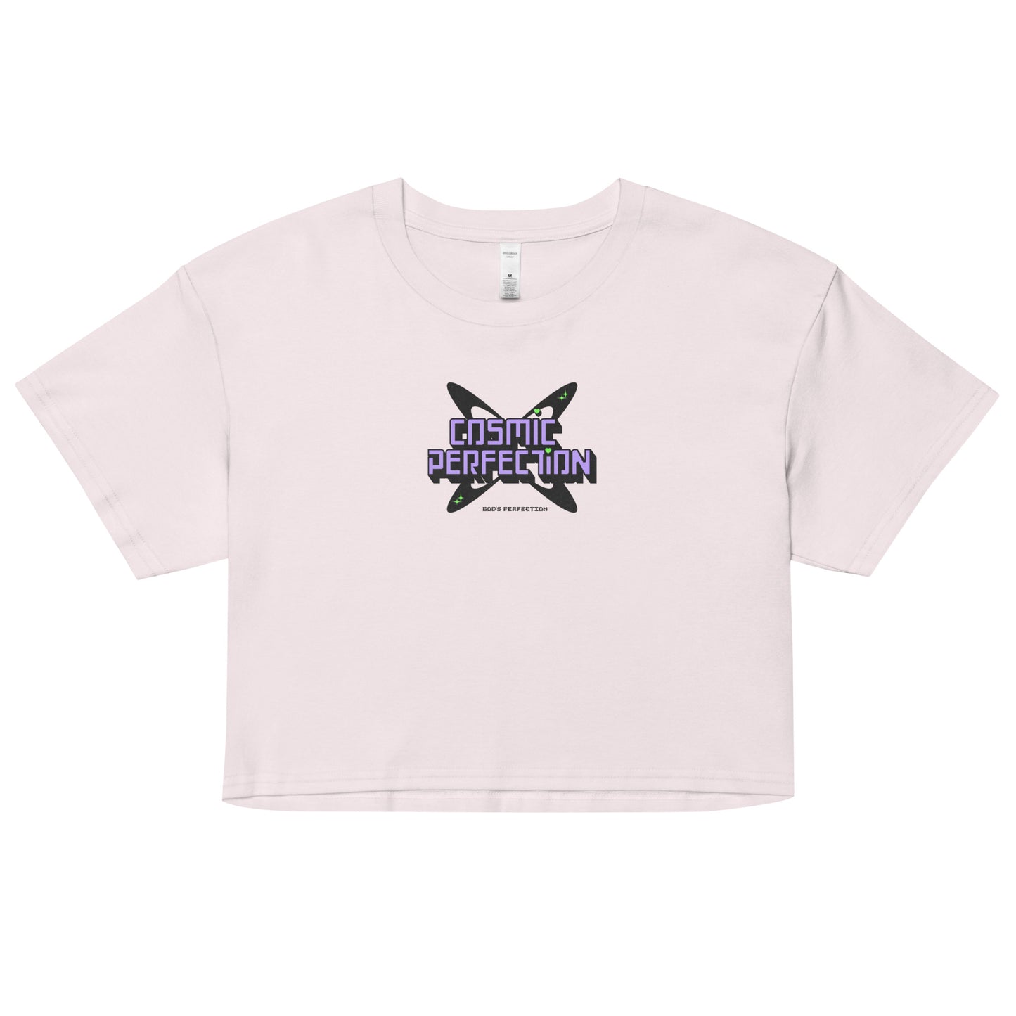 Cosmic Perfection by God's Perfection Crop T-Shirt