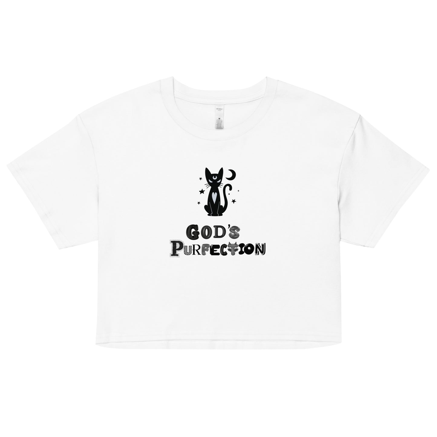 God's Purfection Crop Tee