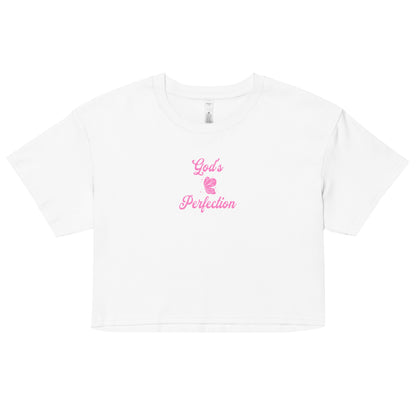 God's Perfection Women’s Crop Tee
