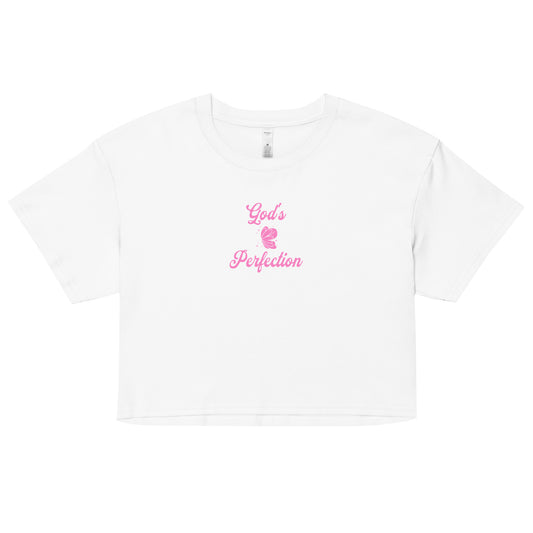God's Perfection Women’s Crop Tee