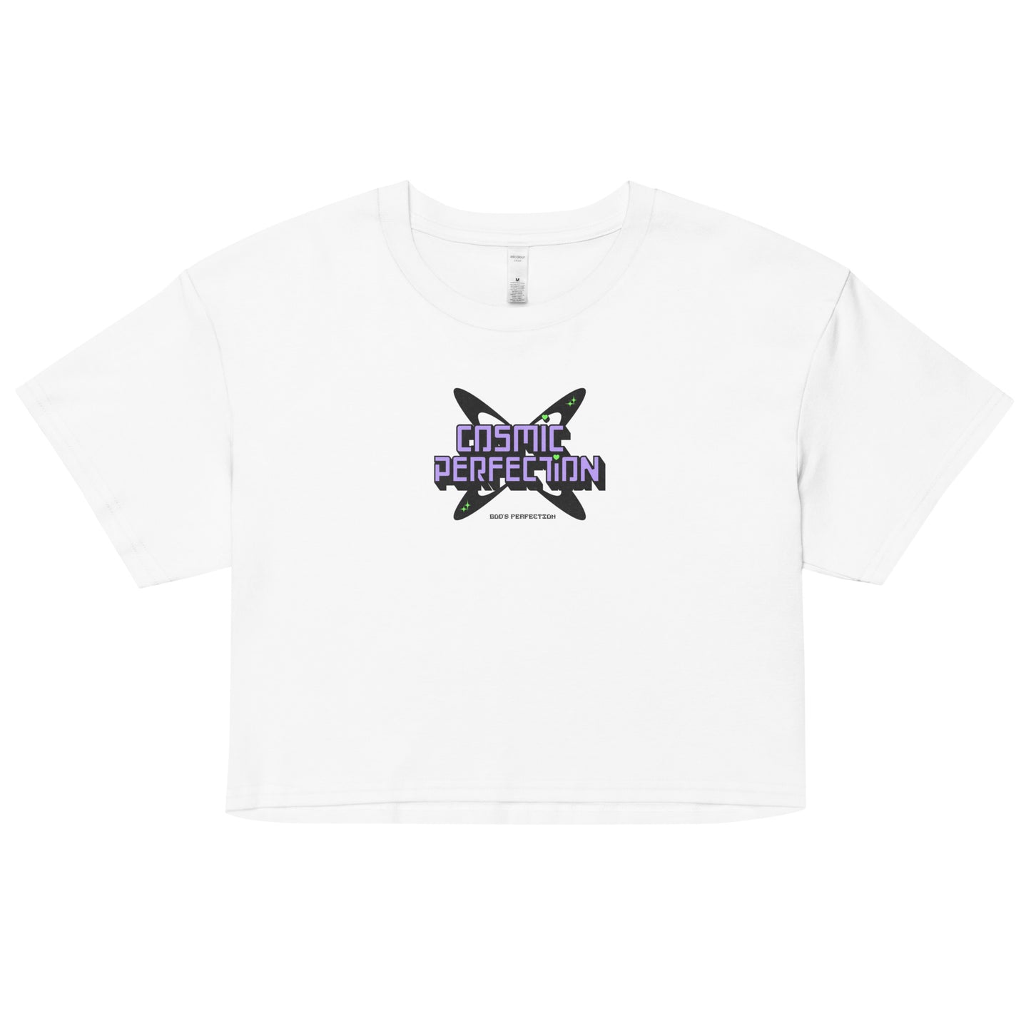 Cosmic Perfection by God's Perfection Crop T-Shirt