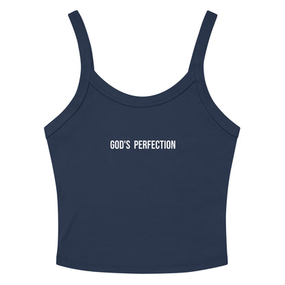 God's Perfection Women’s micro-rib tank top