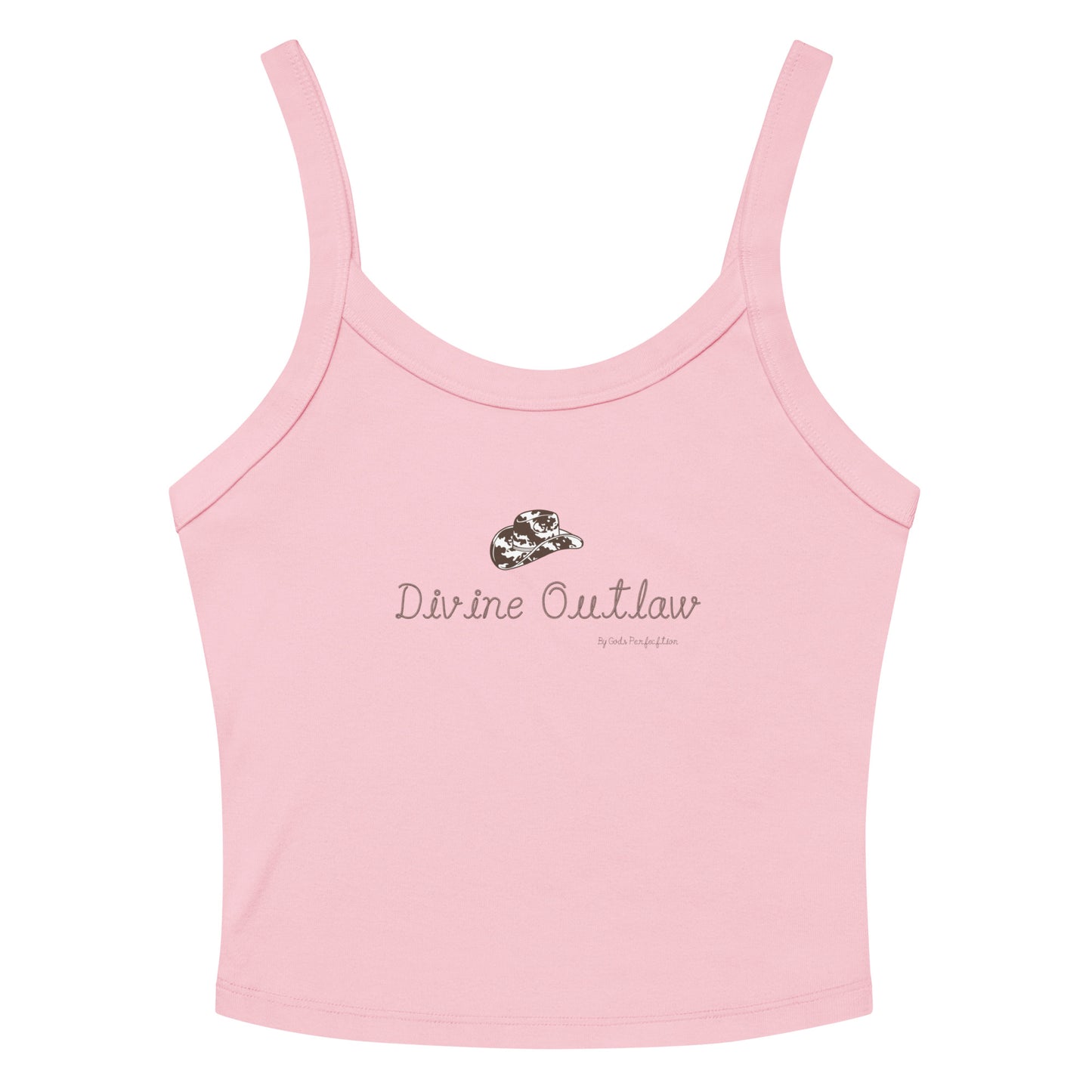 Divine Outlaw by God's Perfection Women’s Rib Tank Top