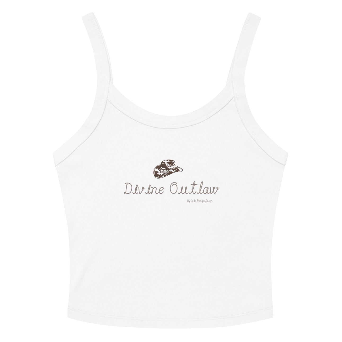 Divine Outlaw by God's Perfection Women’s Rib Tank Top