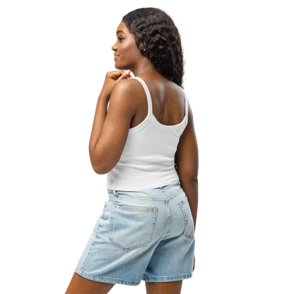 Divine Outlaw by God's Perfection Women’s Rib Tank Top